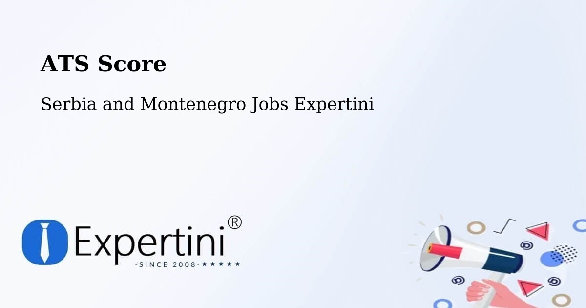 Resume ATS Score & Job Description Match Tool – Franklin - Serbia and Montenegro Jobs Expertini