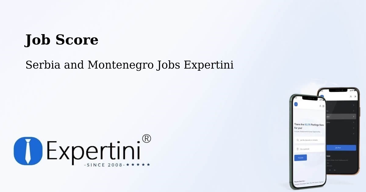 Job Score & Job Description Score Tool – Franklin - Serbia and Montenegro Jobs Expertini